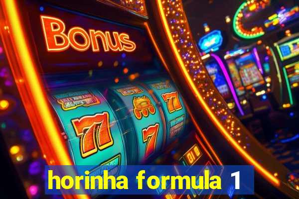 horinha formula 1